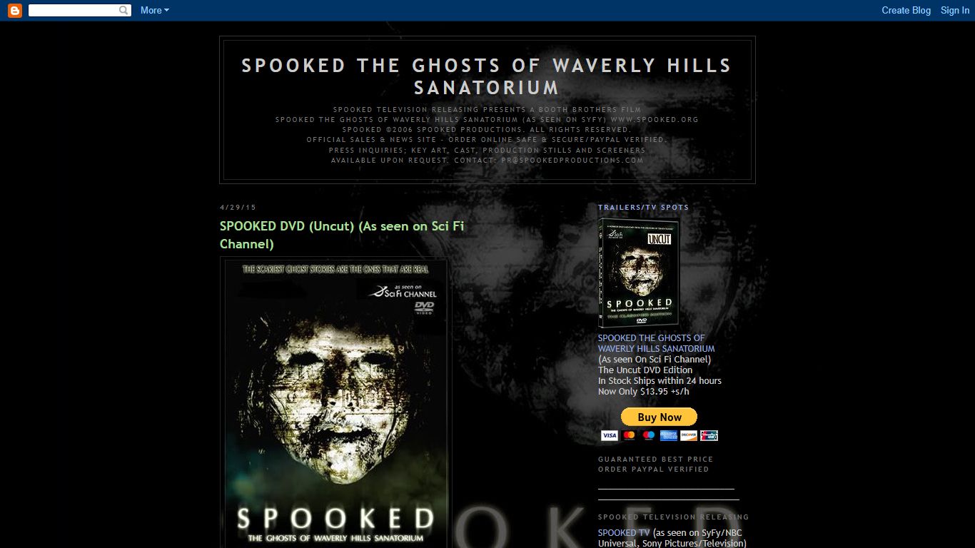 SPOOKED THE GHOSTS OF WAVERLY HILLS SANATORIUM